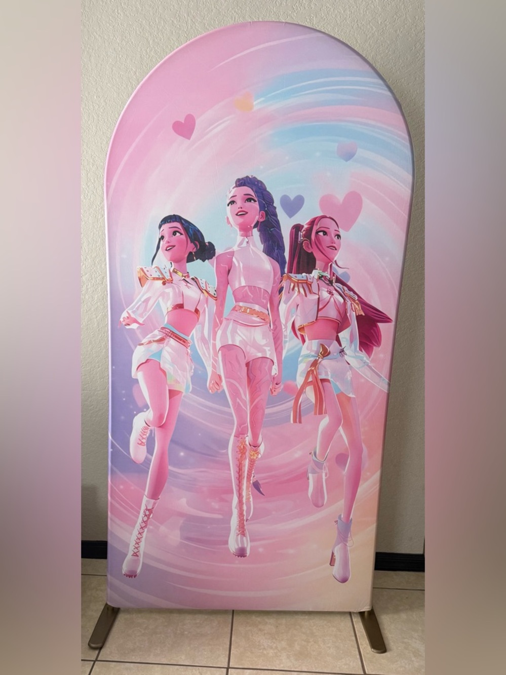 Kpop Demon Hunters Arch Backdrop Cover